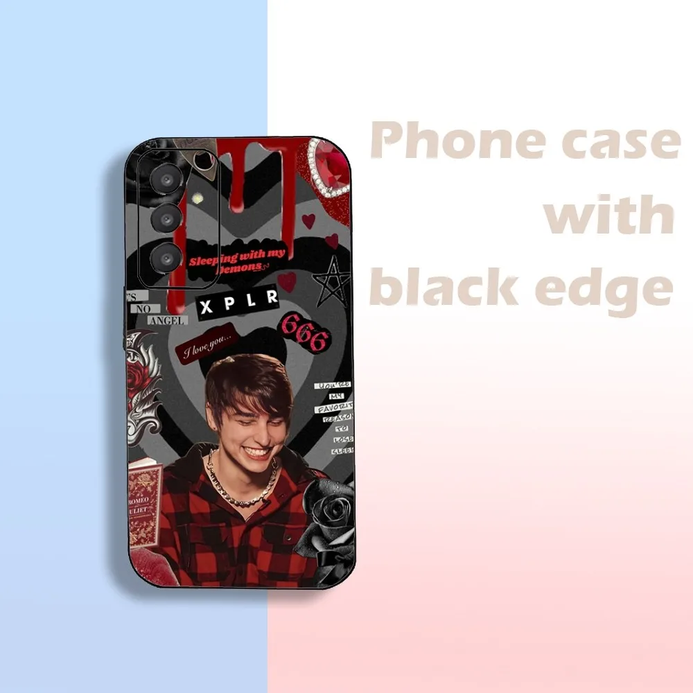 S-sam And Colby XPLR Phone Case For Samsung Galaxy A52 A12 A51 S21 Edge S22ULTRA S23 S20LITE Plus Ultra Black Cover