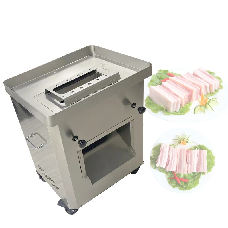 

Multi-function Meat Slicer For Pork Beef Lamb Soft Vegetable Slicing Shredding Dicer Commercial Home Meat Cutting Machine