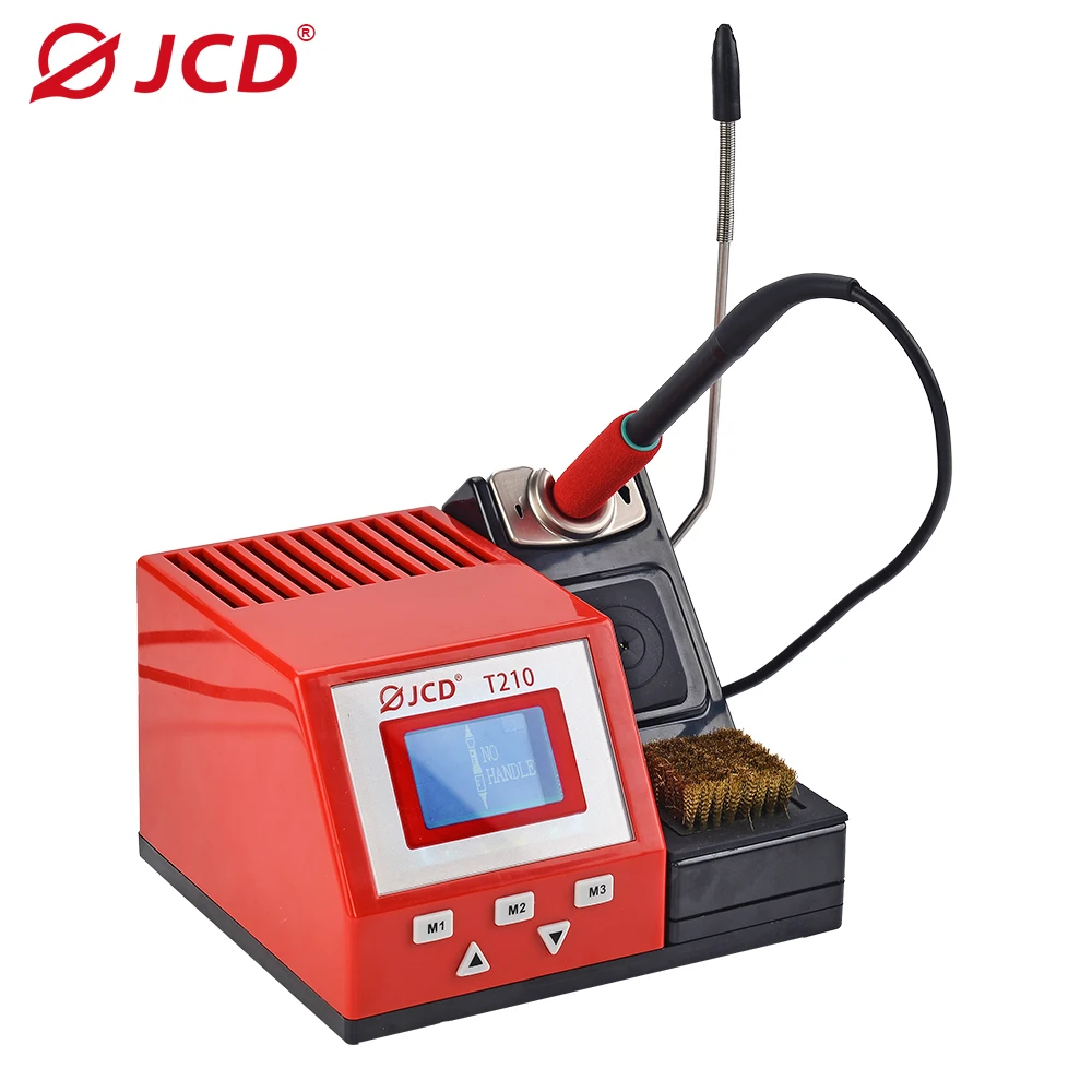 JCD 85 واط T210 محطة لحام LCD شاشة ديجيتال قابل للتعديل درجة الحرارة سبيكة لحام محطة إعادة العمل أدوات إصلاح