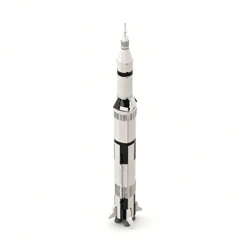 

490pcs MOC Saturn V Space Model Building Blocks Construction Toy Christmas Gifts DIY Creative Idea Education Assemble Birthday