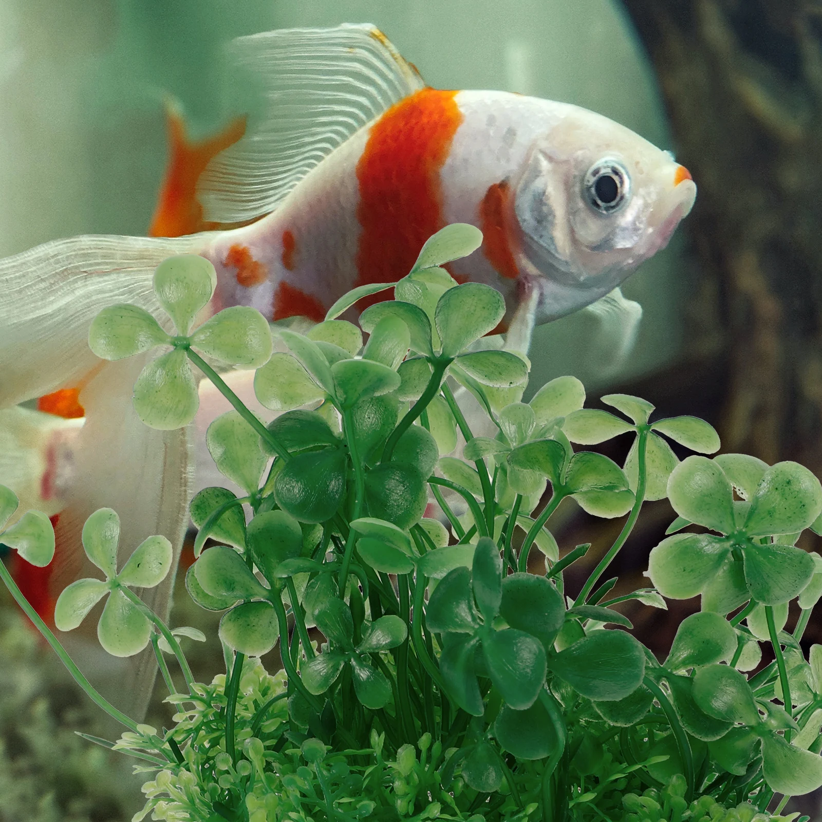 

Aquarium Plants Fish Tank Decoration Artificial Plastic Plant St Patricks Day Realistic Fish Tank Accessories Aquarium Plants