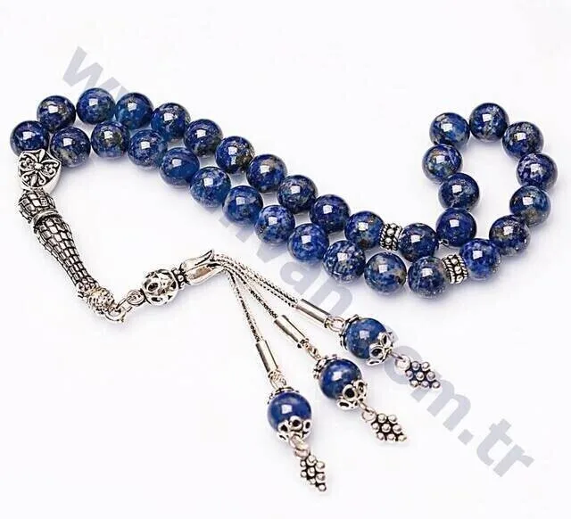 IQRAH Lapis Lazuli Stone Rosary (925 SETTING SILE)