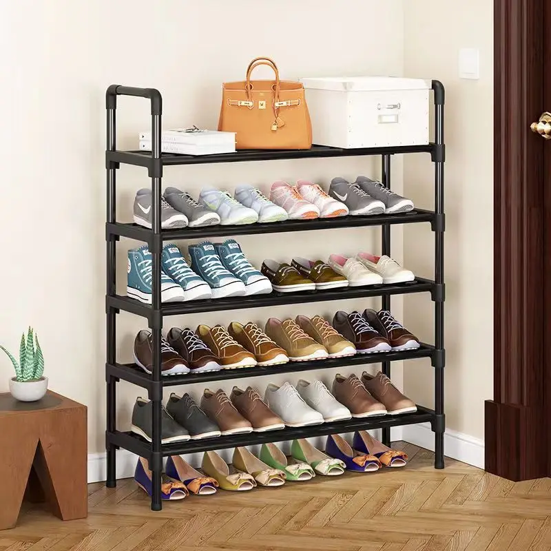 1pc Simple shoe rack, sturdy entrance, indoor household storage rack, dust-proof multi-layer storage shoe cabinet