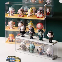 Action Figures Storage Box Acrylic Bind Box Doll Display Rack Stacktable Large Transparent Doll Showing Cabinet