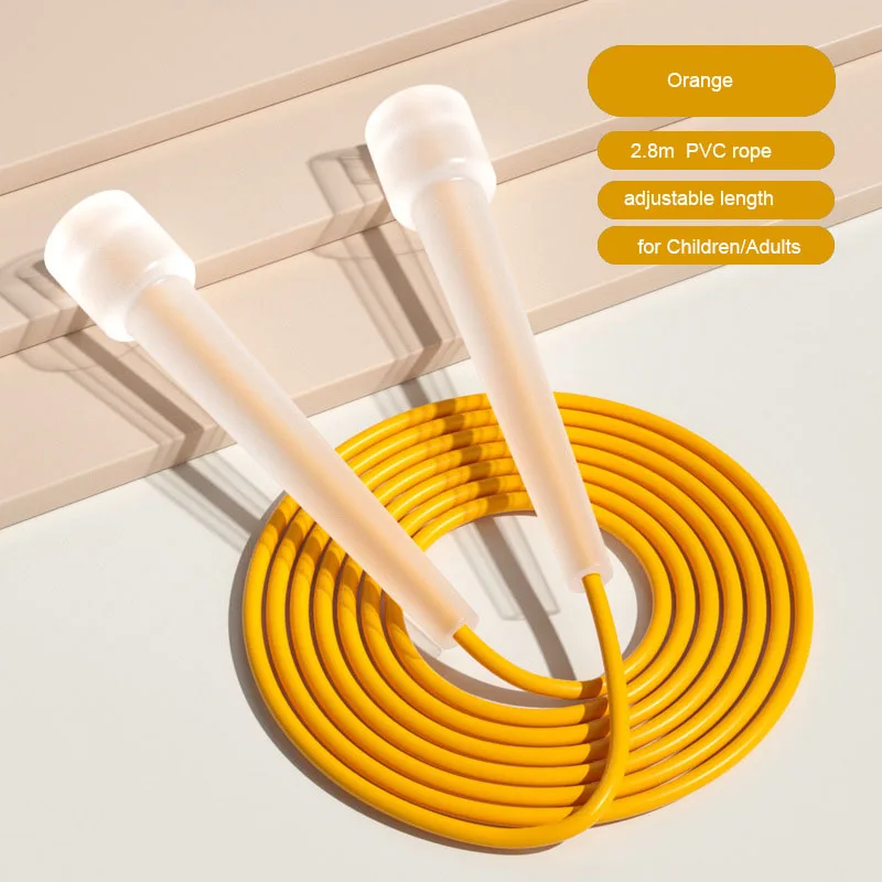 Lightweight PVC Jump Rope 2.8m Adjustable Length Skipping Rope for Kids & Adults Home Gym & School Sports gallery 4