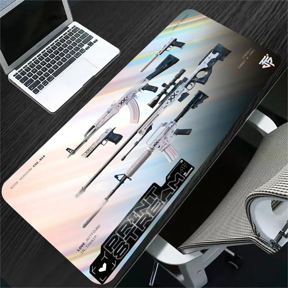 Hot Shooter Game Players CSGOs Mouse Pad Trendy brand cool & simple style rubber mouse pad oversized edge-locked student dormito