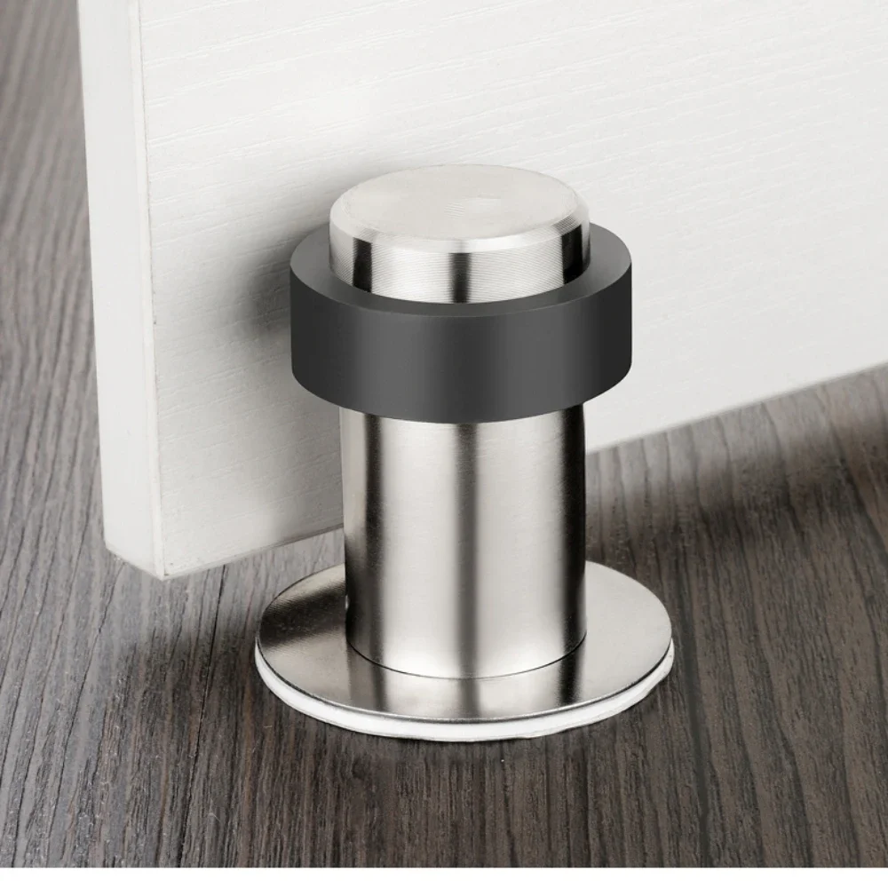 

Rubber Doorstop Door Stopper Stainless Steel Washer Floor Door Stop Security Products Safety Protective Bloc Porte Stops House