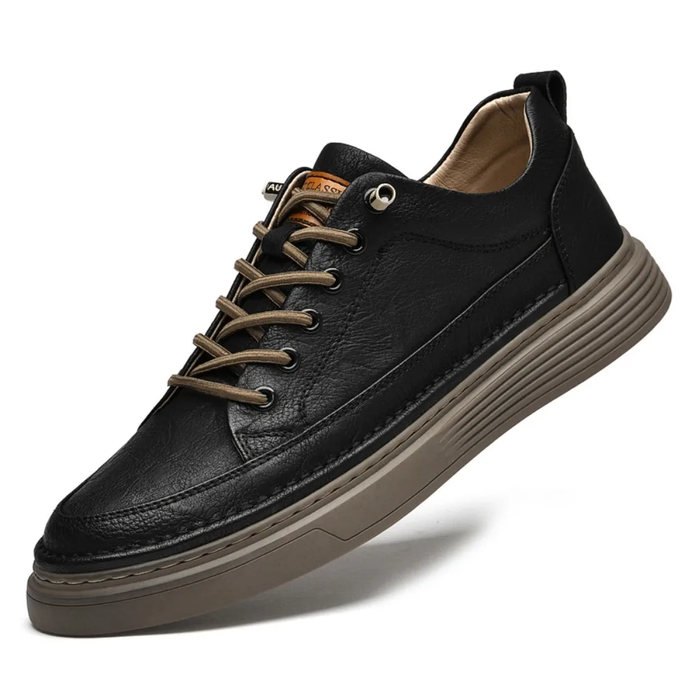 

2026 LUKE LK2082 Full-Grain Leather Casual Shoes, EU Sizes 38-45