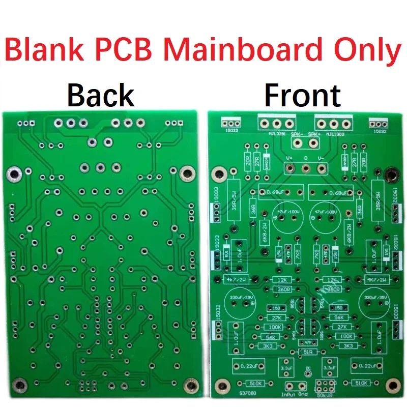 

Пустая плата PCB Dartzeel NHB-108 1:1 (1 комплект, 2 шт.) без схемы усилителя с отрицательной обратной связью, 150 Вт, для пост-усилителя