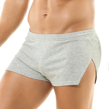 Boxer in cotone Pantaloncini larghi da uomo morbidi e traspiranti Mutandine intimo comode Abbigliamento da salotto Mutandine con freccia maschile