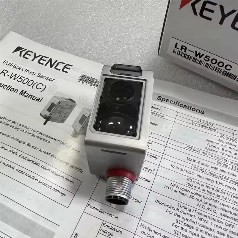 LR-W500 LR-W500C مستشعر ليزر نقطة الضوء الأبيض الأصلي الجديد KEYENCE، مخزون كبير متوفر، مرحبا بكم في التشاور.