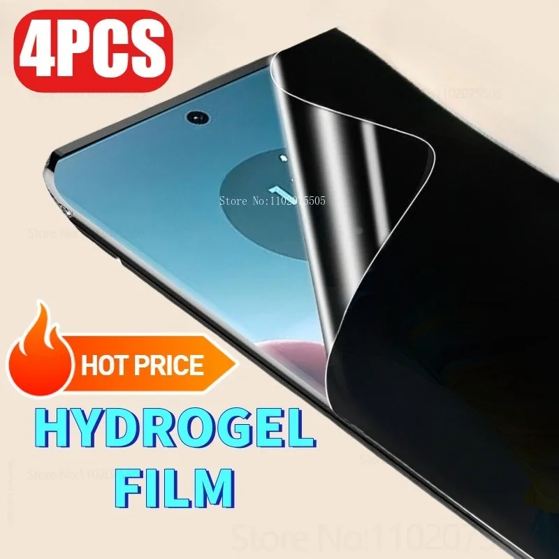 

4 шт. антишпионская гидрогелевая пленка премиум-класса для Motorola Moto 60 Pro 50 Ultra 50 Pro 60s Защитная пленка для экрана 50 Fusion 40 Pro 40Neo