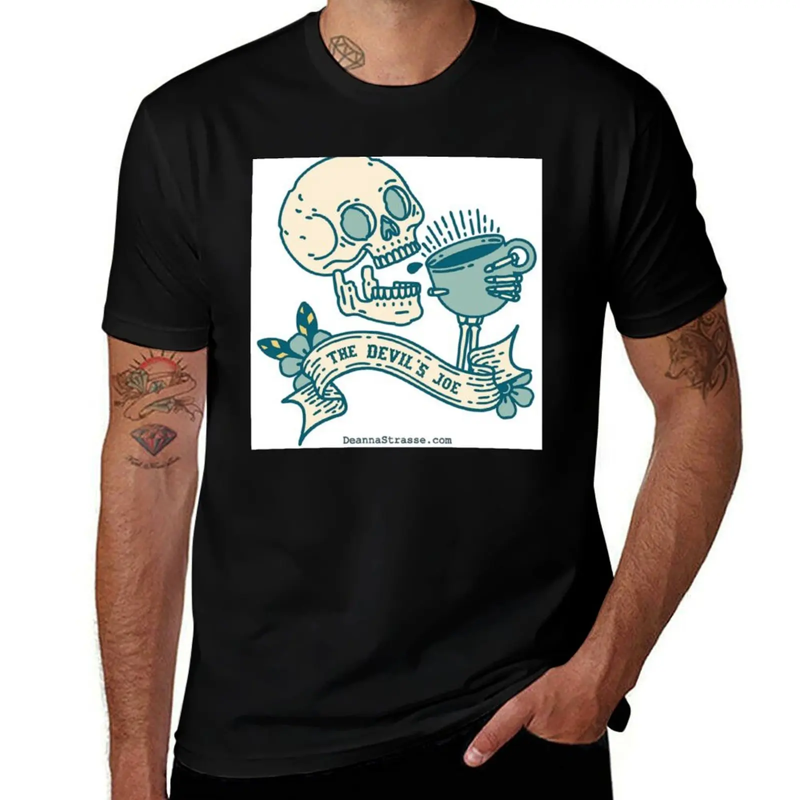 

Devil's Joe T-Shirt customs design your own sports fans cotton graphic tees funny t shirts men