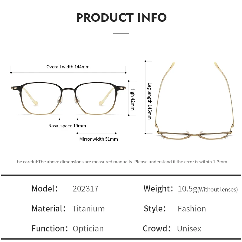 High Quality Pure Titanium FRONT-Style Luxury Eyeglasses for Men Women Viral on Social Media Trendy Lightweight Designer Glasses