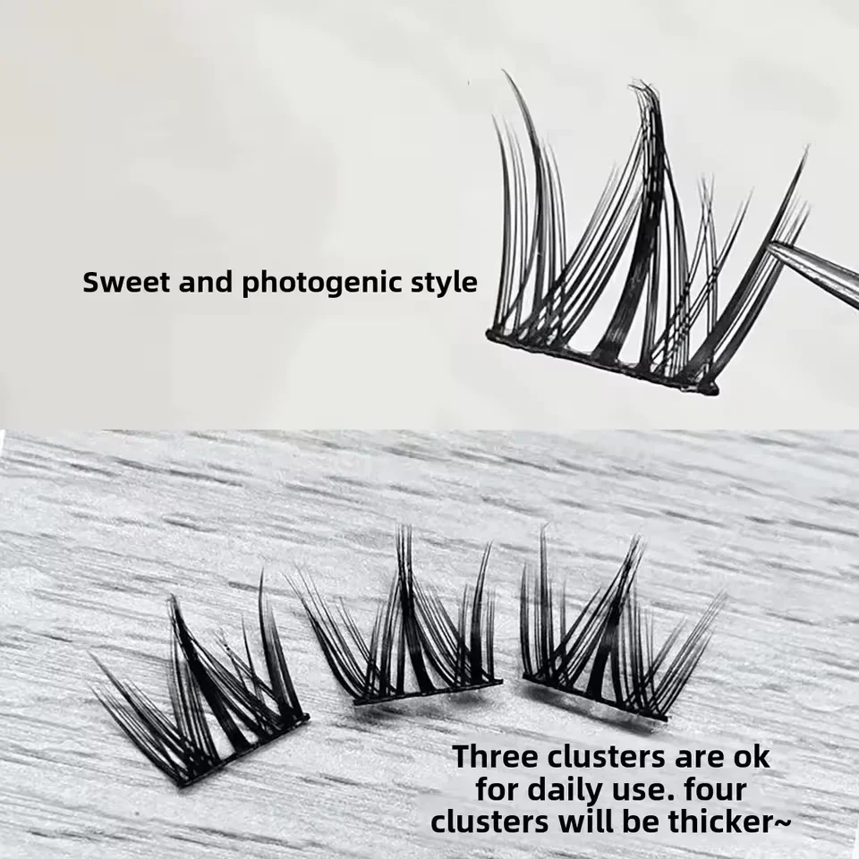 HISYI Star Eyes Kleberfreie künstliche Wimpern – 10er-Pack, natürliche Wimpernverlängerungen, mehrere Stile, einfach anzuwenden