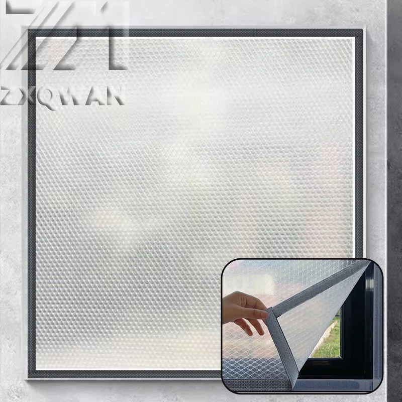 

Winter Window Insulation Film Thickened Bubble Seal for Home Windproof Thermal Insulation Easy Install No need for drilling