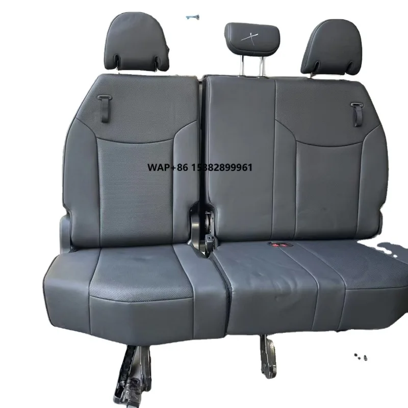 For Sienna Original Three-row Seat Assembly, New Black Leather Sponge, Three Rows of New Original Leather Cover Products