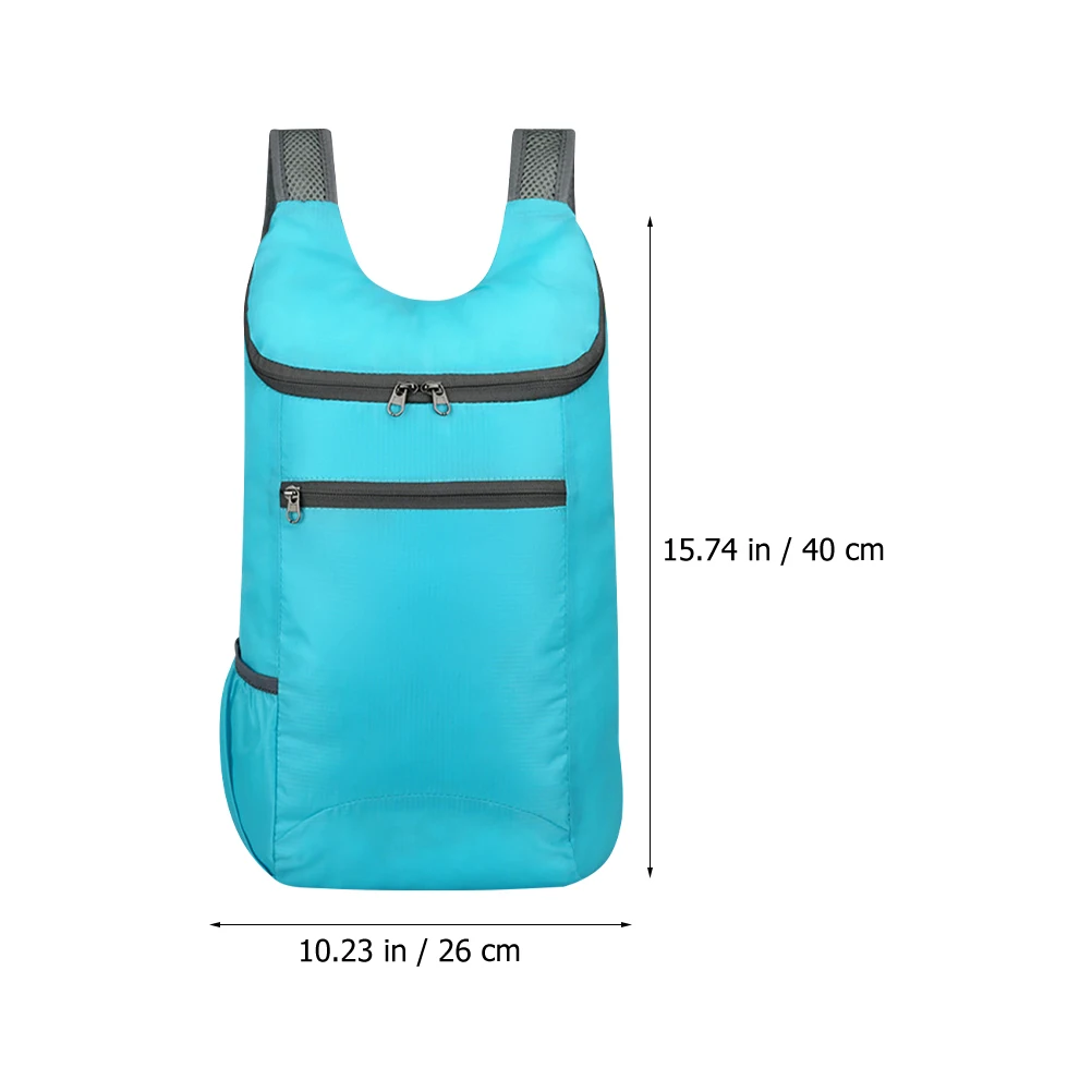

1pc Waterproof Design Foldable Lightweight Hiking Backpack For Travel Camping Outdoor Large Capacity Wear-Resistant Polyester
