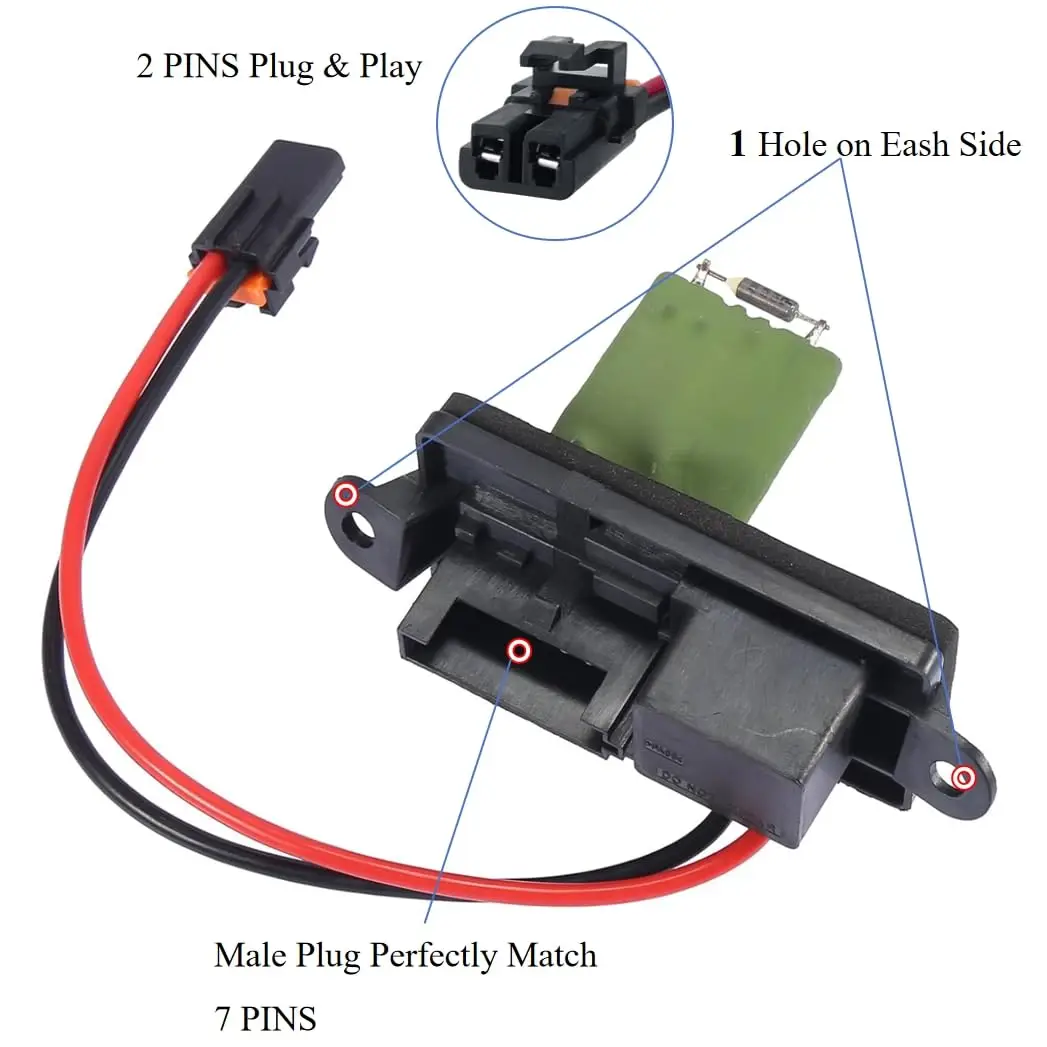 Aquecedor Blower Motor Resistor para Chevrolet Silverado 1500 2500, 22807122