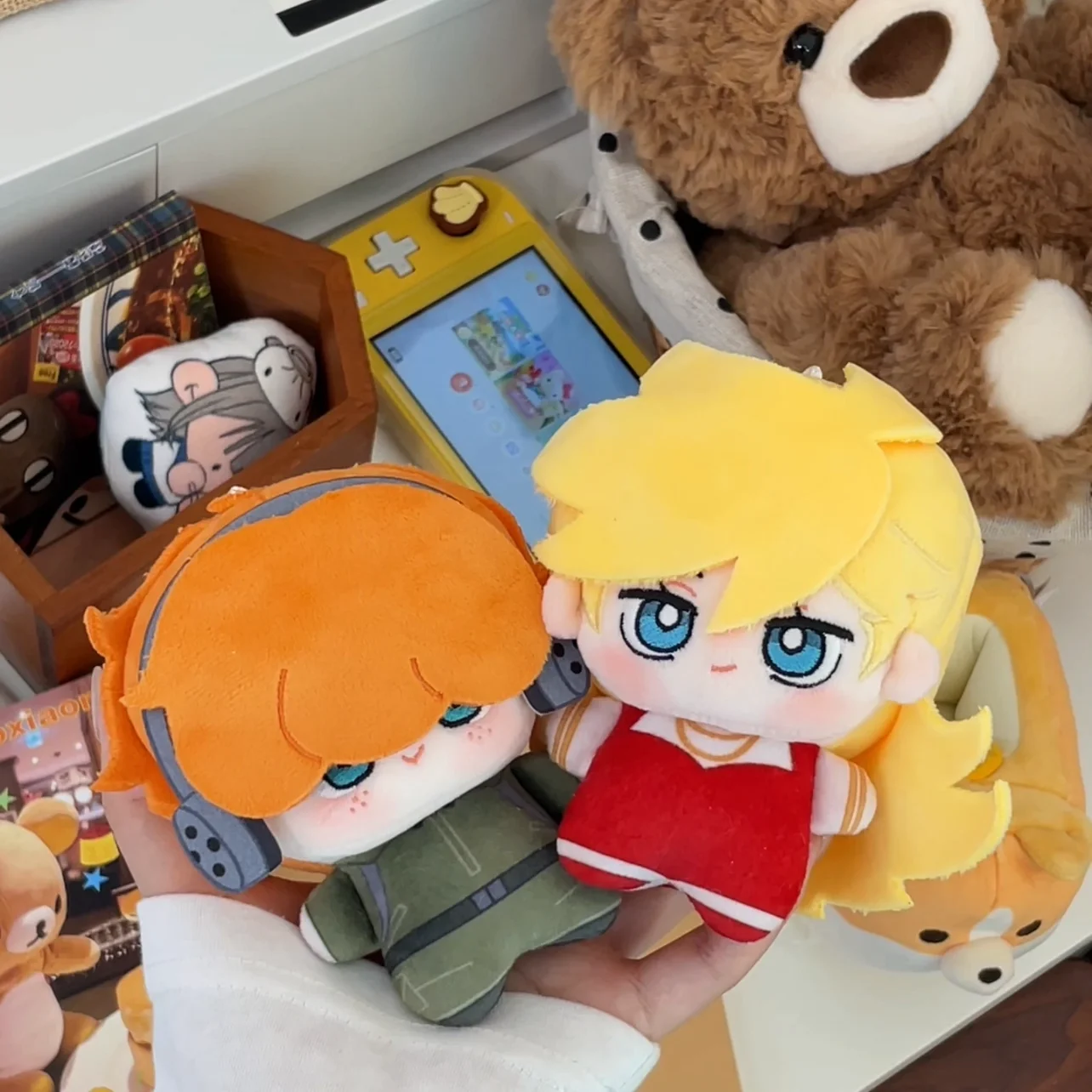 

Cotton Doll Plush Toy 10cm Animal Panty & Stocking With Garterbelt Cute Brief Design Collectible Gift For Anime Fans