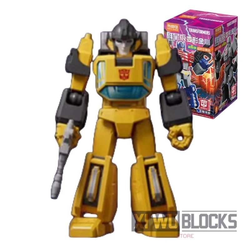 BLOKEES Transformers Assembly Bouwsteen GALAXY VERSIE 6 Beweegbare Model Ornamenten Megatron Pax Verjaardagscadeau
