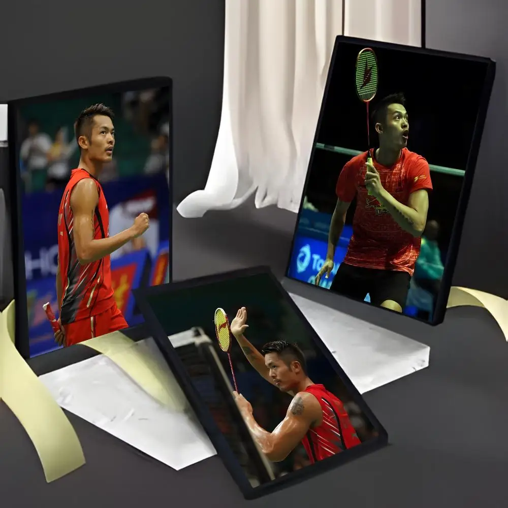 badminton legend Lin Dan Poster American Film Mural Home Childrens Room Wall Decor Print