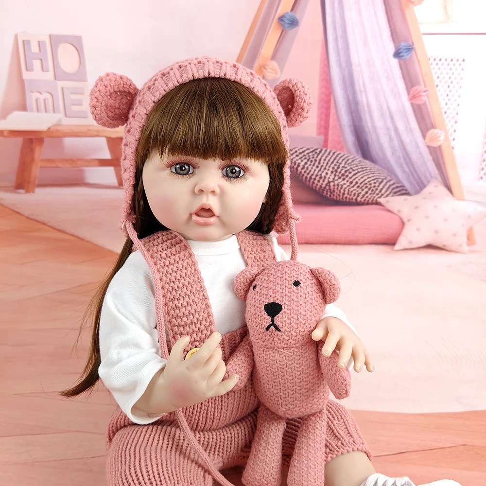 poupee-realiste-de-55-cm-22-pouces-aux-cheveux-bruns-cadeau-pour-la-fete-des-enfants-jeu-de-simulation-de-poupee-bebe-lavable-pour-se-deguiser