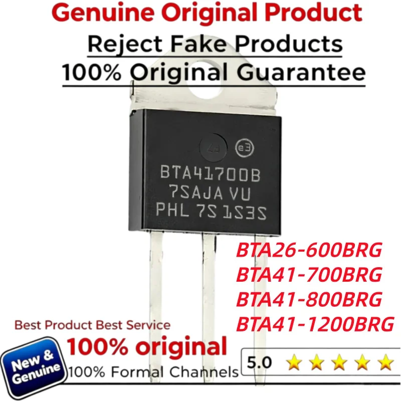 5-10-20pcs BTA41-800BRG BTA41800B BTA41-1200BRG BTA411200B BTA26-600BRG BTA26600B BTA41-700BRG BTA41700B TO-247 5-10-20pcs BTA41