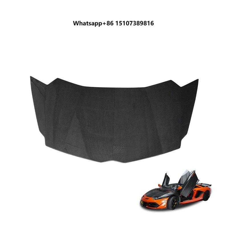 Car Body Parts Front Bonnet Dry Carbon Hood Suitable for Aventador LP700 LP720 LP750 OEM Engine Hoods