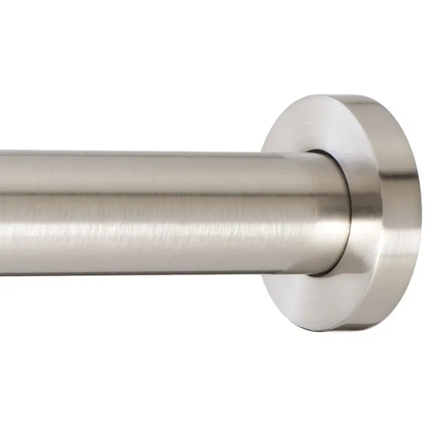 

Регулируемый пружинный карниз для душевых занавесок, для ванной комнаты или окон, легко устанавливается, без сверления