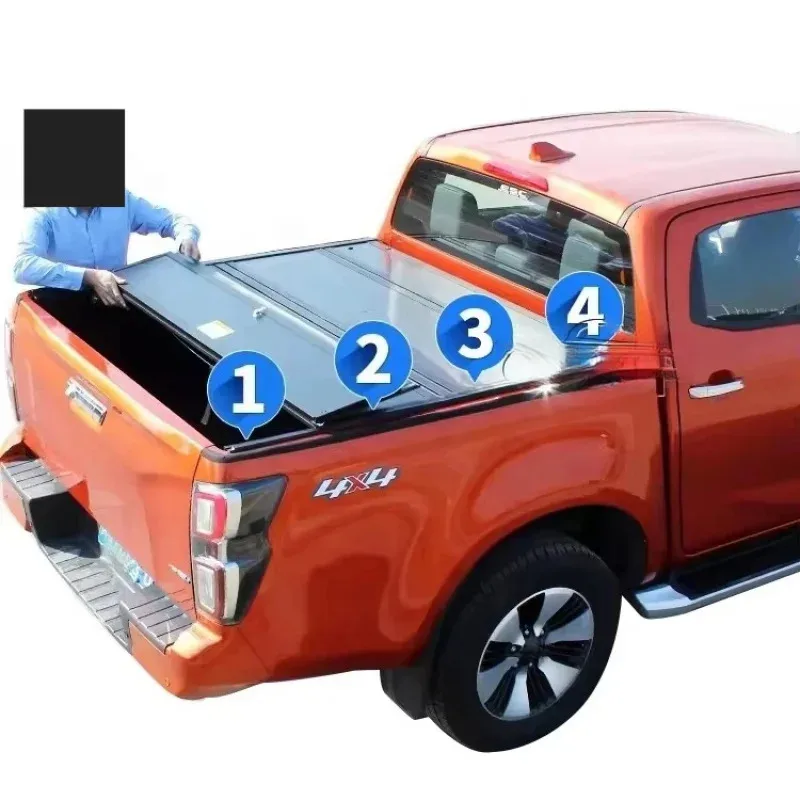 

Pickup Accessories Hard Aluminium Folding Tonneau Cover Truck Bed Cover