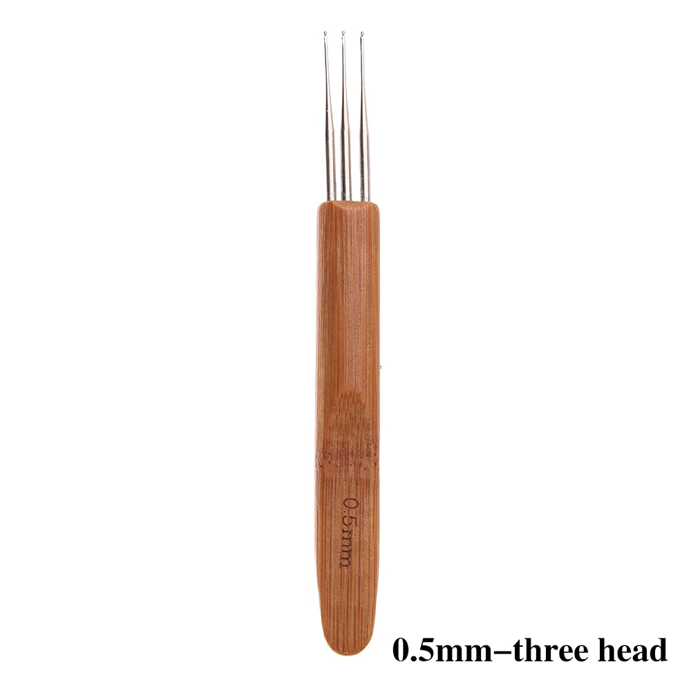 

One/Doube/Triple Head Braiding Hair Hair Making Tools Knitting Hooks for Making Dreadlock Crochet Needle Braid Maintenance
