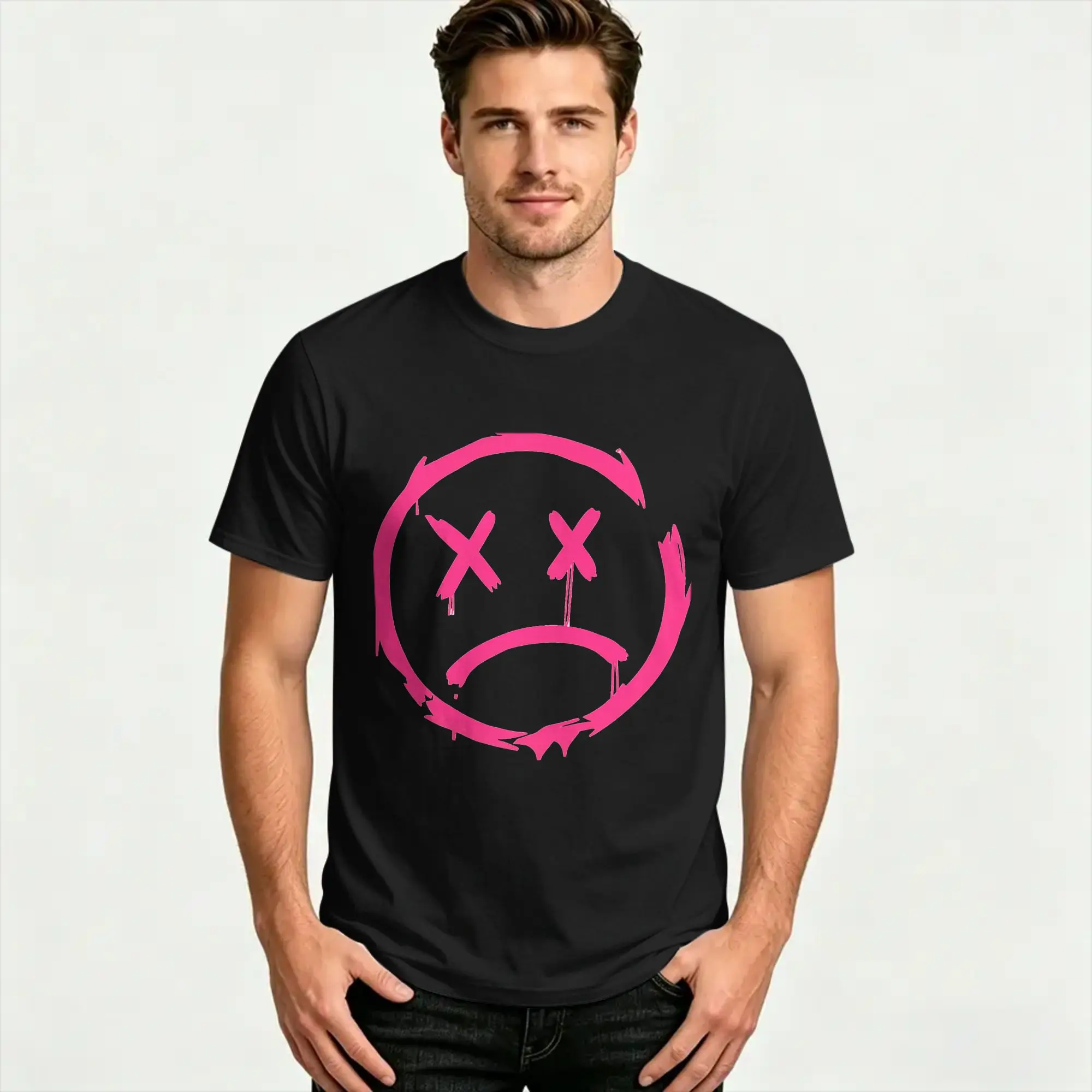 Oliver Tree Memorial  Life Goes On Anyway T Shirt Summer  100 Cotton T-Shirts For Adult Casual Tshirt Short Sleeve Funny Tops