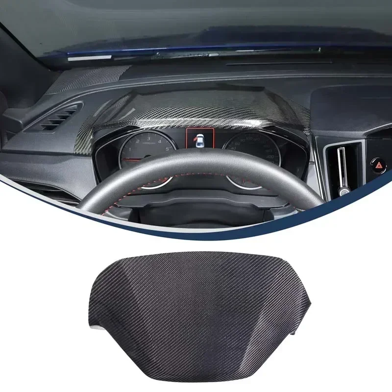 

Dry Carbon Fiber Car Instrument Speed Meter Upper Panel Cover Trim for Subaru WRX Crosstrek 2022-2025 Car Accessories