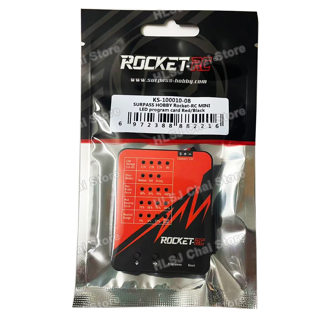 Rocket-RC LED Programming Card For 1/24 1/28 Rocket-Rc Mini Series 18A Brushless ESC Program Card