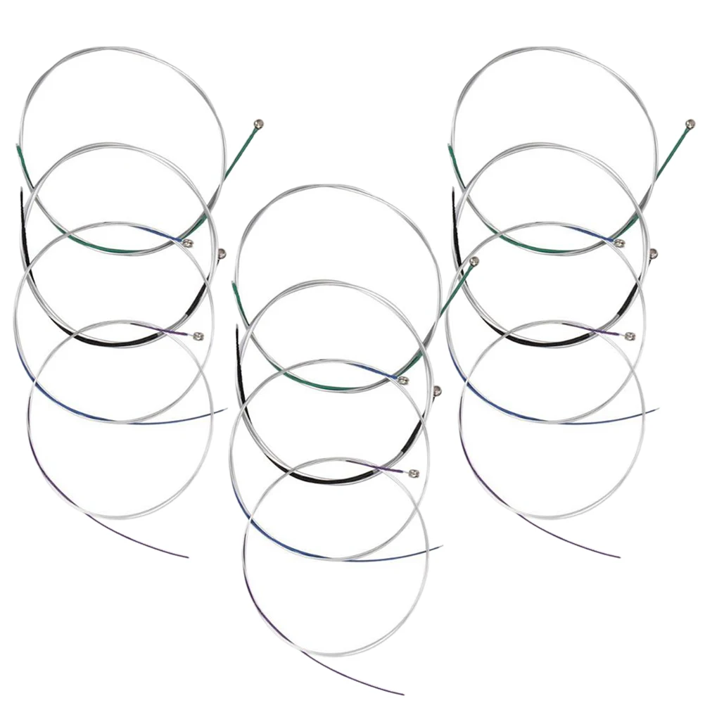 

1Set Violin String Set Durable Solid Material Replacement Easy Install Steel Core Strings for Violin Instruments