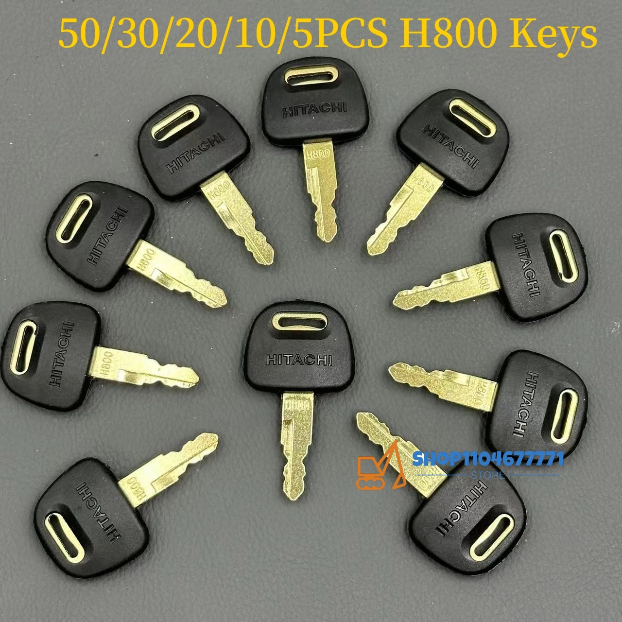 

50/30/20/10/5 шт. H800 BU0028 ключ зажигания экскаватора для Hitachi ZAX ZAXIS EX120 EX200 ZAX210 дверной замок захват