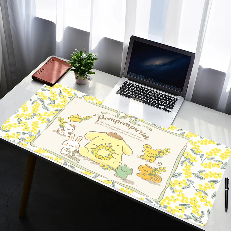 Mouse Pad PC Non Slip Rubber HD Mousepad Laptop Gamer Cabinet Keyboard Pad Office Computer Gaming Desk P-pompompurin Mouse Mat