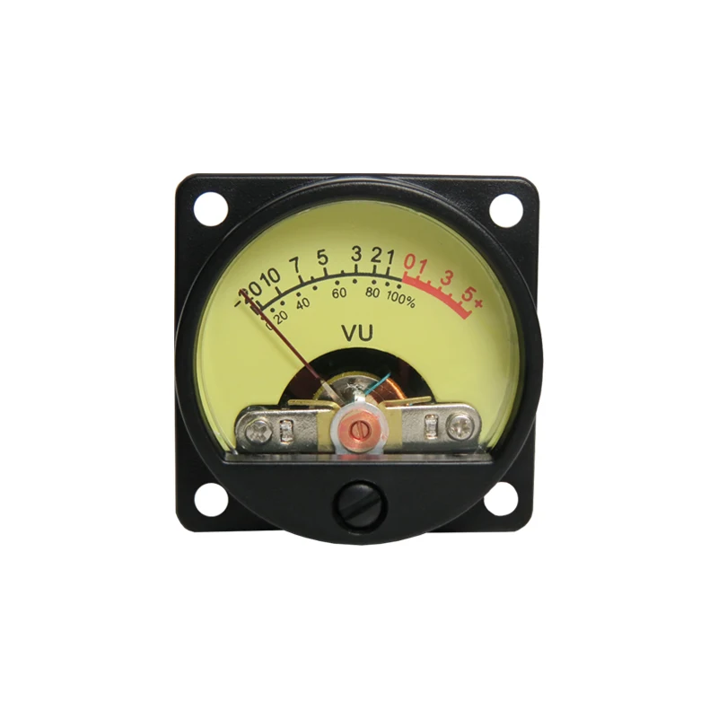 34Mm Vu Niveau Audio Meter Led Warm Backlight Met Driver Board Sluit De Uitgang Van De Eindversterker Gebruikt Voor Auto-Cd Modificatie