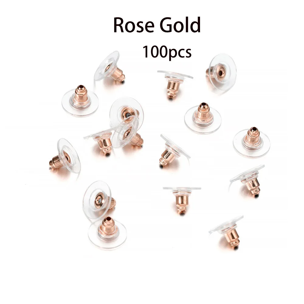 100/300 Stks/partij Hypoallergene Oorbelhaak Kit Mixkleur Oordraden Vishaken Open Springringen Oordopjes Voor Diy Sieraden Maken