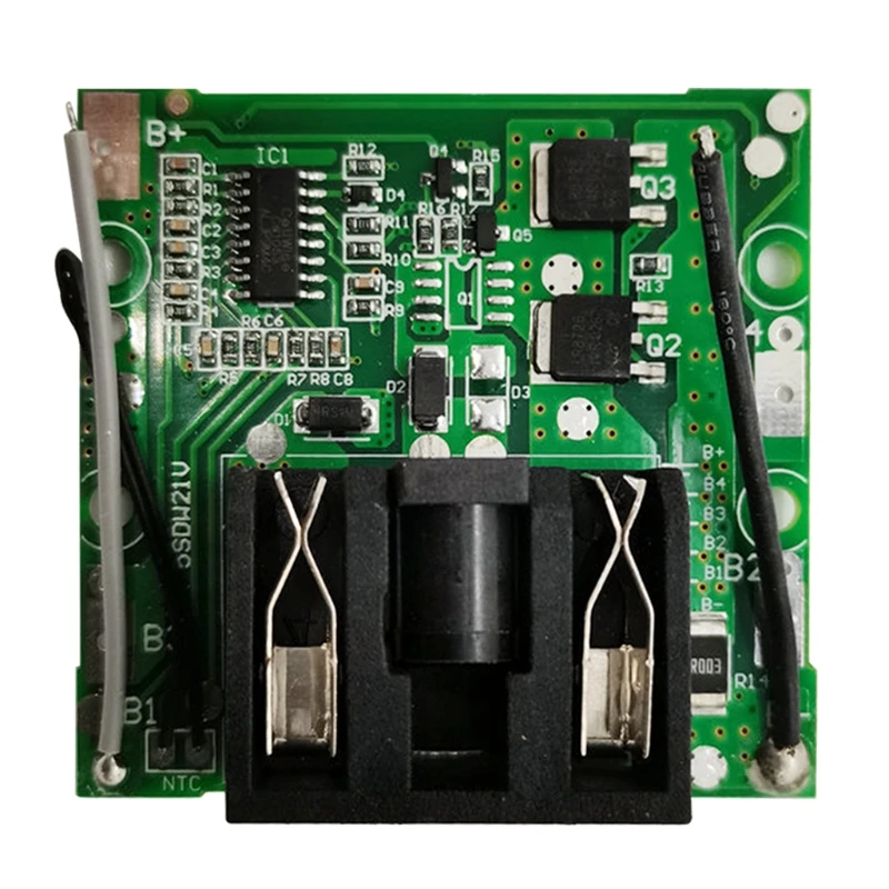 Multifunctional 5S 21V  18650 Battery Board Charging Protection Circuit Board with Over Current Protection