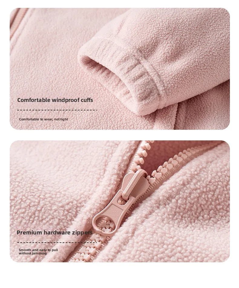 سترات صوفية جديدة للخريف والشتاء لكل من الرجال والنساء، سترات دافئة، سترات واقية غير رسمية، سترات بطانة داخلية من الصوف #5