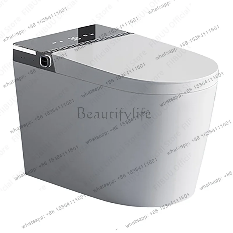 

Smart Bidet for Bathroom Toilet Built-in Water Tank Toilet Auto Flush Warm Water Dryer HeatedSeat No Water Pressure Restriction