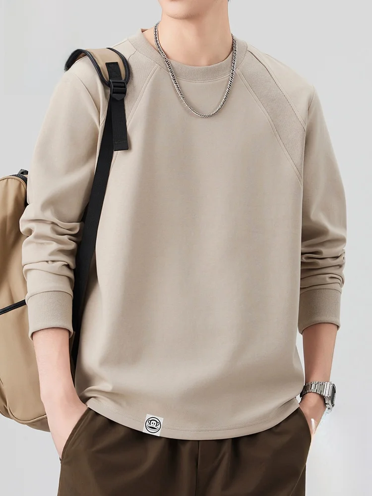 

Мужская толстовка PaulFrank в стиле ретро, свободного кроя, с круглым вырезом, осенняя, повседневная, с длинными рукавами, в стиле пэчворк, удобная, из смеси хлопка и полиэстера