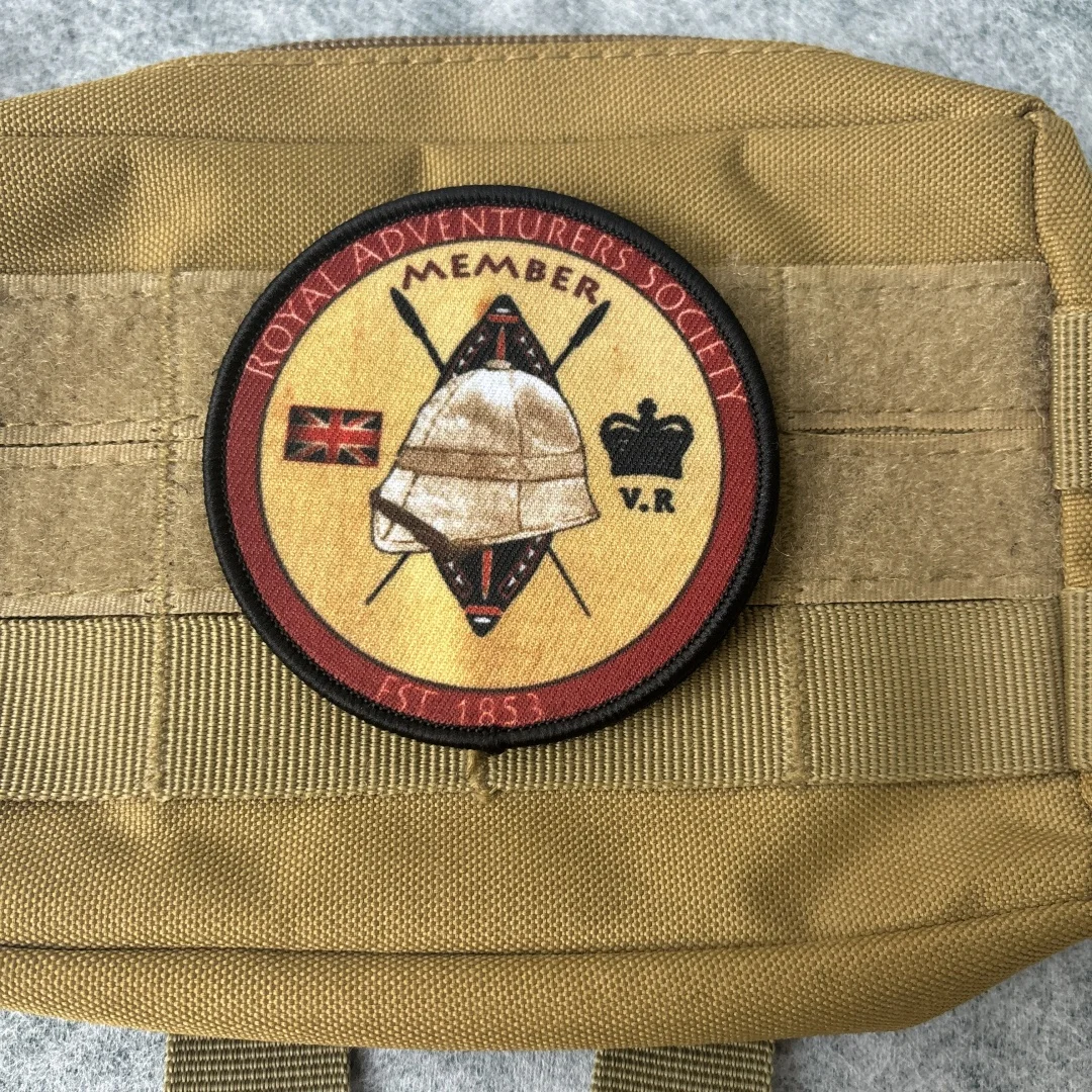 Royal Adventurers V.R Parche táctico militar con velcro