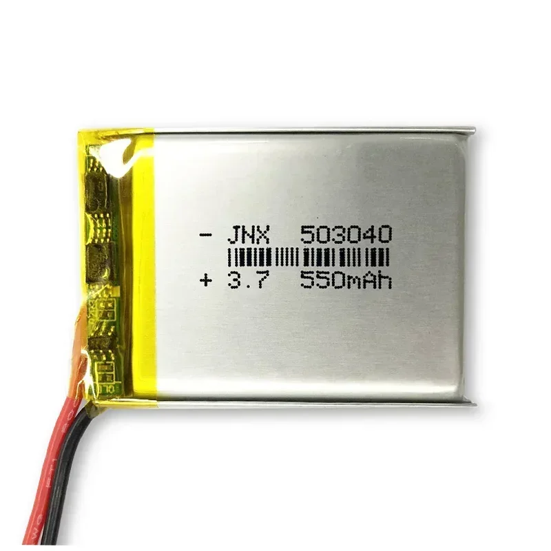 1-2PCS 503040 3.7V 600mAh Polymer Lithium Rechargeable Battery for GPS Navigator MP5 Bluetooth Headset PS4 503040 Batteries