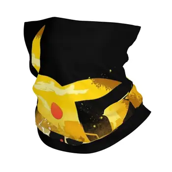 Pika Pika Bandana Pescoço Gaiter Impresso Pokémon Lenço Facial Multifuncional Headwear Ciclismo Unissex Adulto Respirável