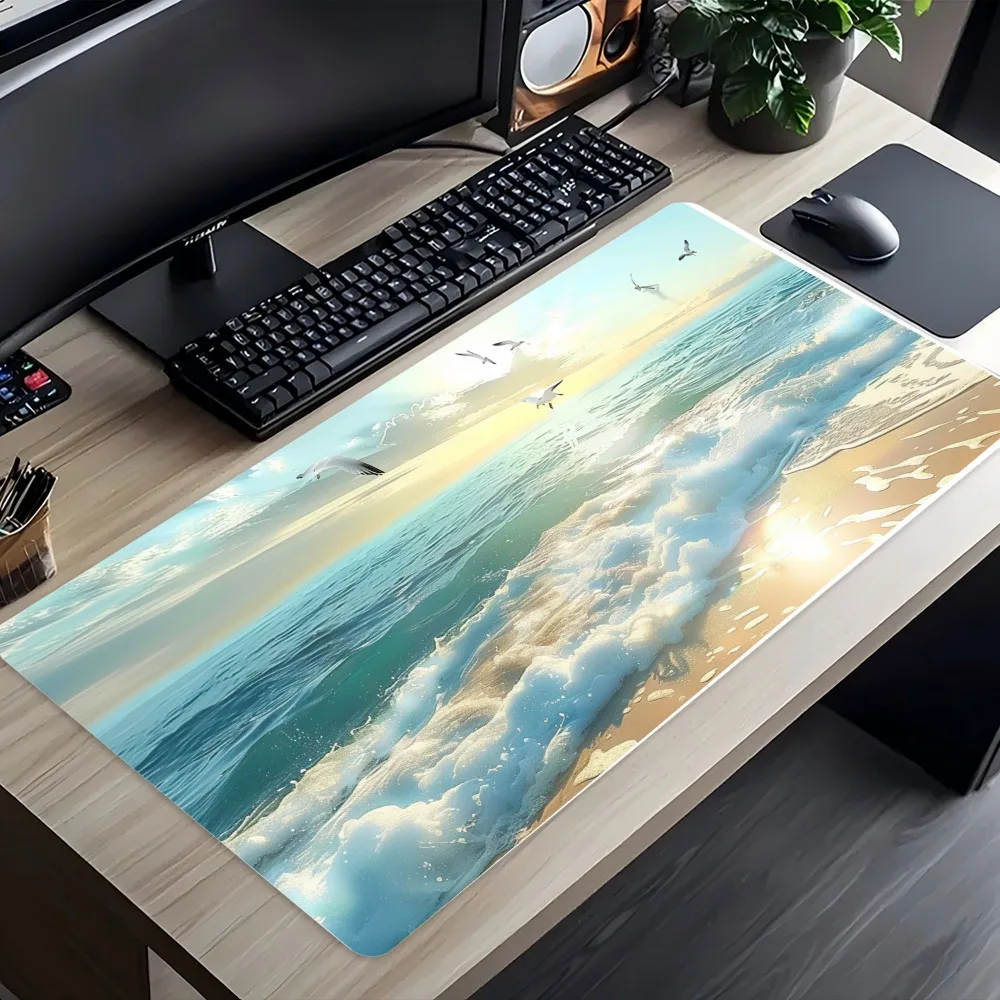 Mouse Pad, Keyboard Gaming Accessory with Full Desktop Coverage and Non-Slip Base - Durable for Daily Use in Esports