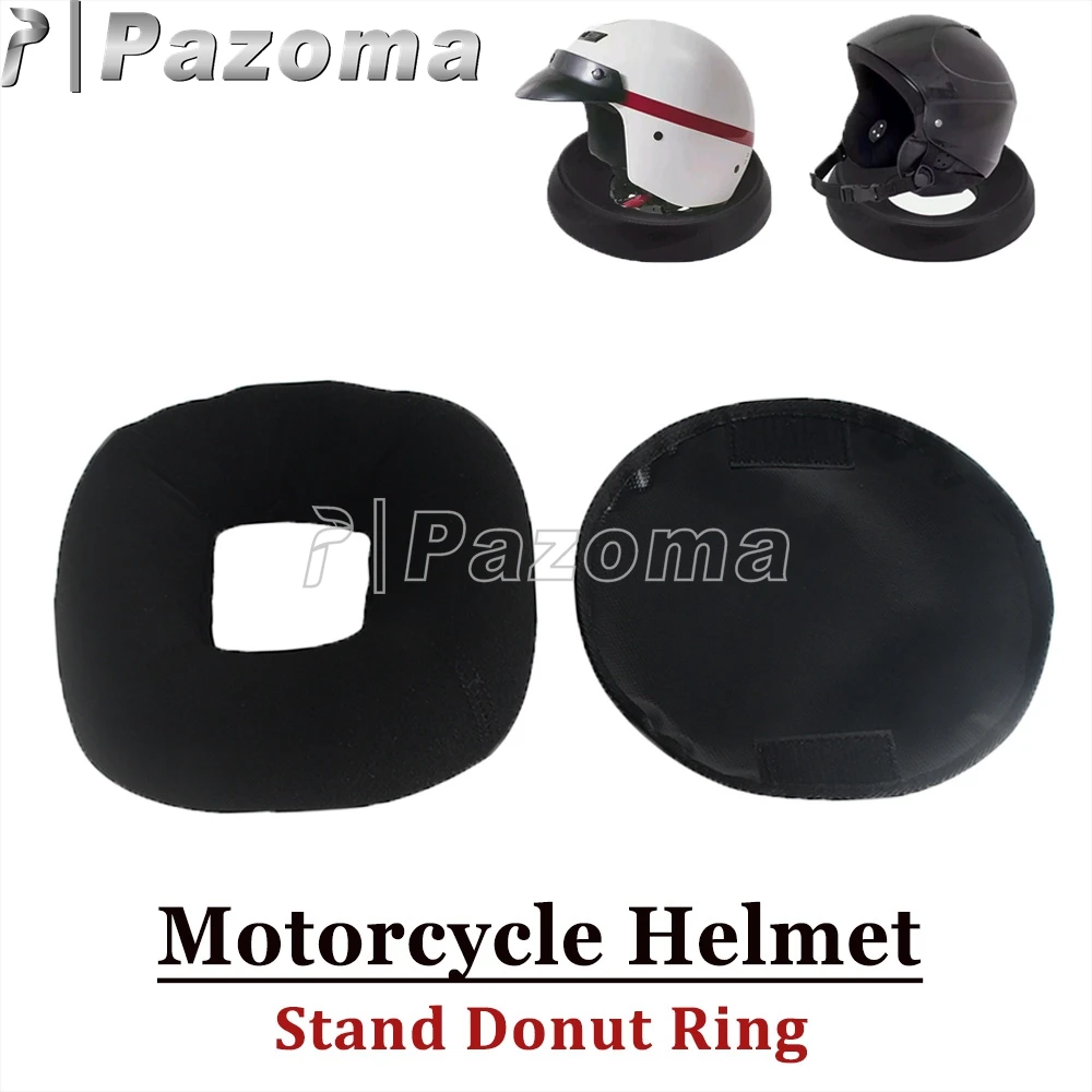 

Motorcycle Helmet Stand Donut Ring Black Support Service Pad Portable Helmet Stand Holder Rack Multifunctional Helmets Pads Mesh