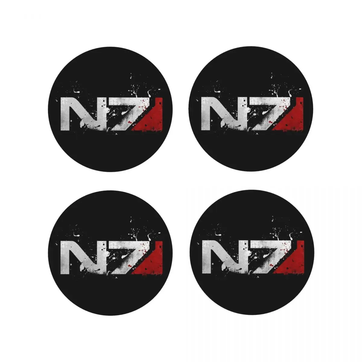 

Массовый эффект, потертые подставки N7, кухонные салфетки, нескользящие изоляционные коврики для чашек, кофейные коврики для декора, домашняя посуда, подушечки, набор из 4 шт.